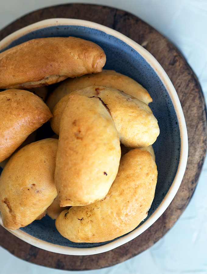 Piragi are traditional Latvian bacon buns. Made by my grandmother, myself and now my son. This recipe is a family tradition.