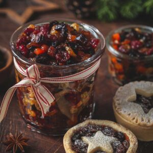 Traditional fruit mince recipe.