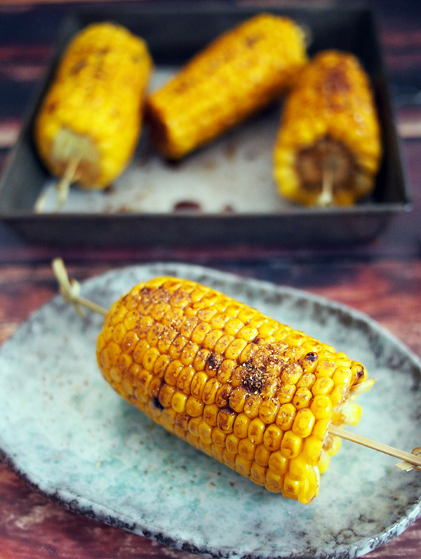 Japanese Style Grilled Corn