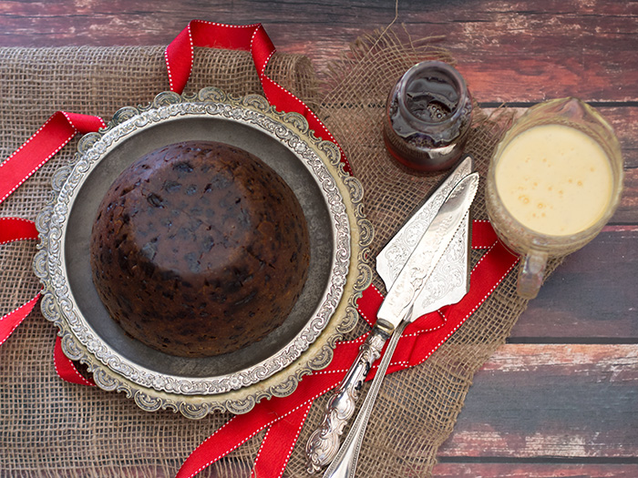 Christmas pudding recipe - how to make a hidden orange Christmas pudding