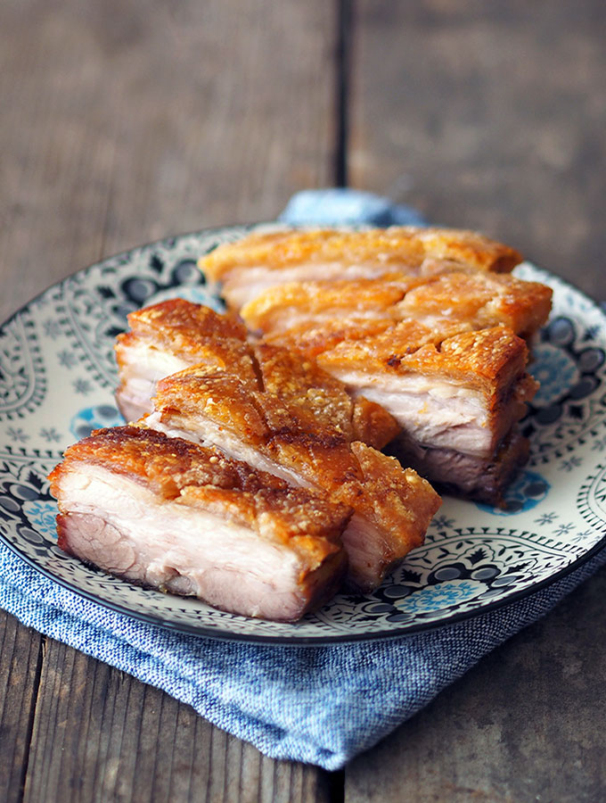 Crispy Pork Belly Stir Fry with Long Beans - Belly Rumbles