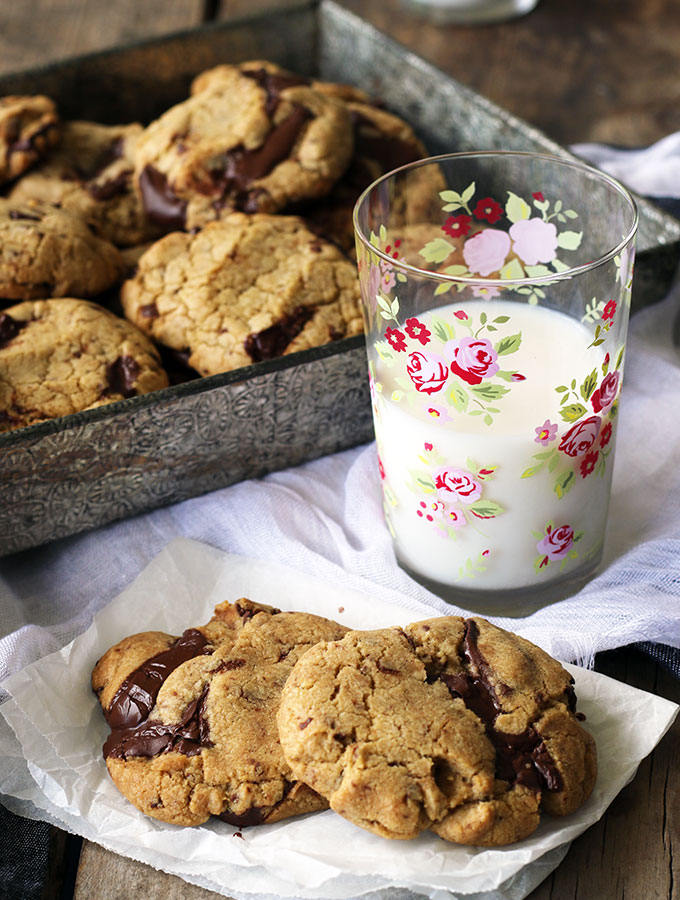 Brown Butter Chocolate Chunk Cookies