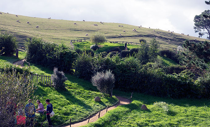 Hobbiton Movie Set