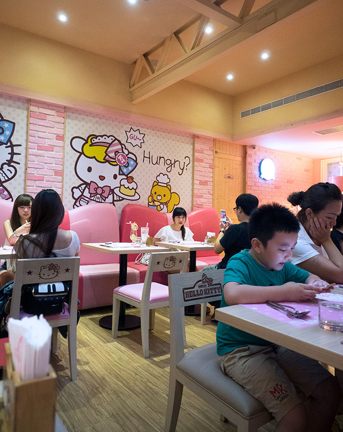 Hello Kitty Kitchen and Dining Taipei Taiwan