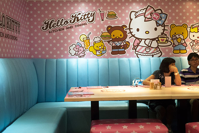 Hello Kitty Kitchen and Dining Taipei Taiwan