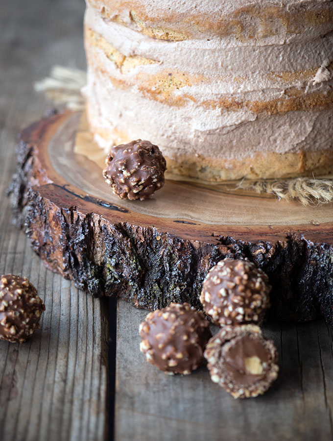 Hazelnut Sponge with Nutella Cream Cake ~ Relatively easy to make and quite impressive to serve up, plus you will fall in love with Nutella Cream