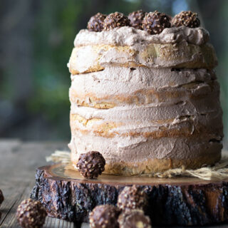 Hazelnut Sponge with Nutella Cream Cake ~ Relatively easy to make and quite impressive to serve up, plus you will fall in love with Nutella Cream