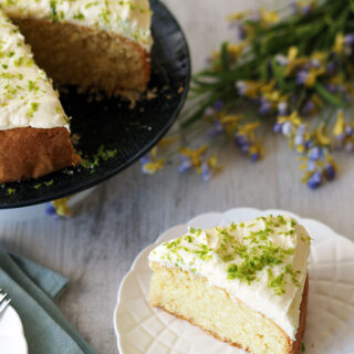 Tangy Lime Coconut Cake with lip smacking Lime Buttercream Frosting