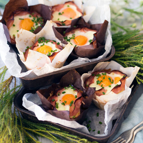 Potato and Ham Hash Brown Nests. Plus I show you the trick to easily removing liquid from grated potato