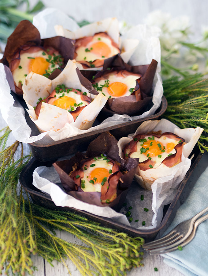 Potato and Ham Hash Brown Nests. Plus I show you the trick to easily removing liquid from grated potato