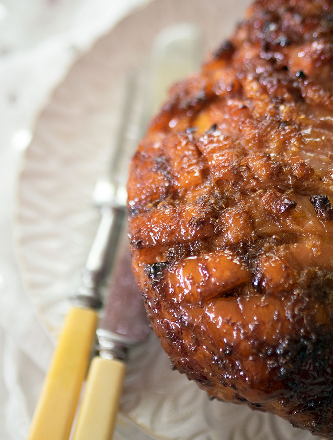 Dark and Stormy Baked Ham. Such a simple dish and will be the shining star of your Christmas festivities.