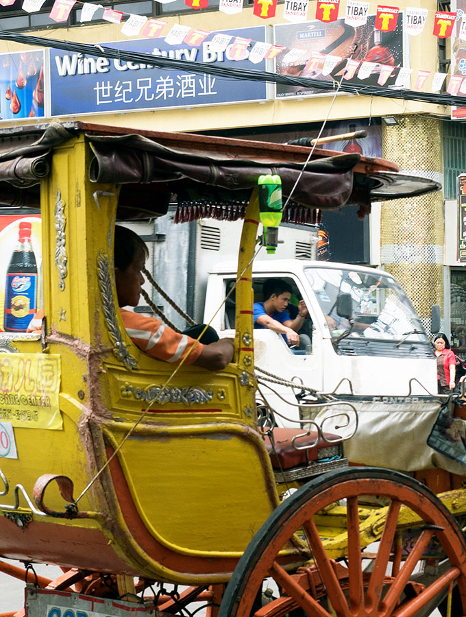 The Oldest Chinatown in the World, Binondo. Chinatown Food Tour Manila – Horse drawn carriages of Chinatown Manila. 