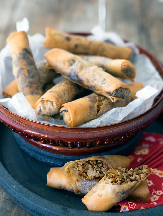 Lumpiang Shanghai Filipino Spring Rolls - Belly Rumbles