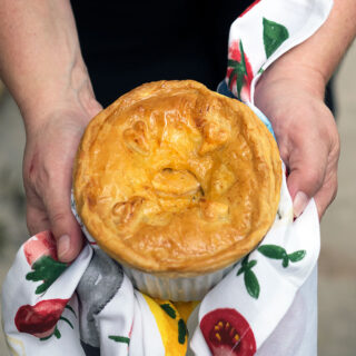 Easy Scallop and Prawn Curry Pies with Smoked Tomatoes