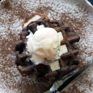 The Best Triple Chocolate Waffles Recipe