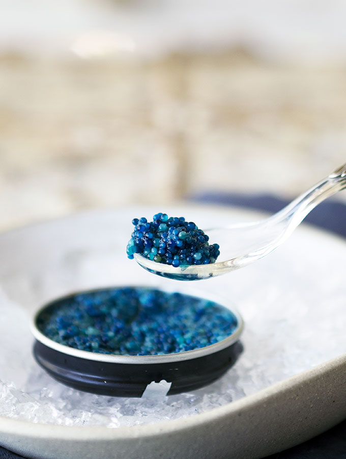 Shark Bay Wild Scampi Caviar, harvested from the pristine waters off the Western Australian coast around Port Headland.