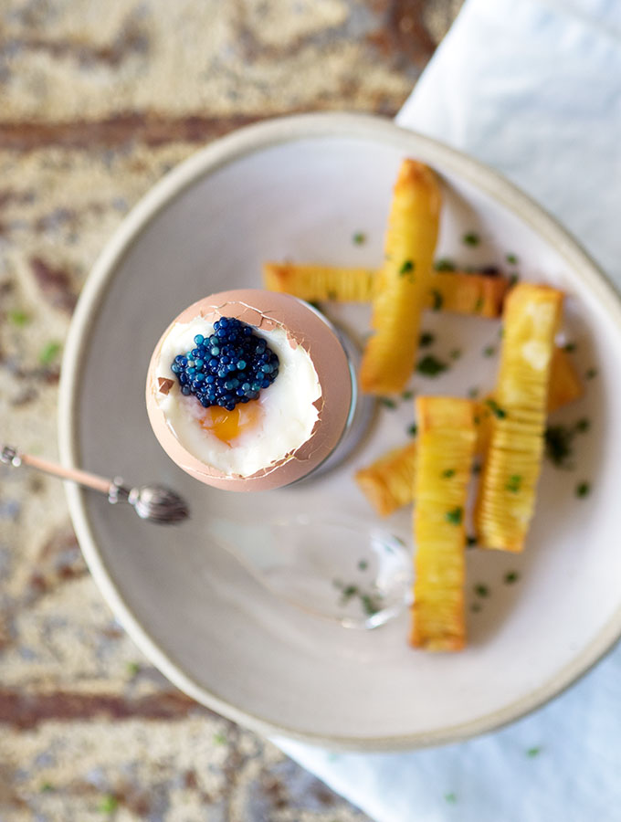 Shark Bay Wild Scampi Caviar, harvested from the pristine waters off the Western Australian coast around Port Headland.