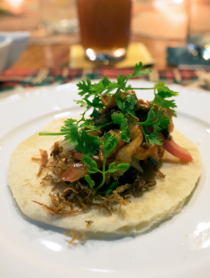 Chef Claude Tayag serves up a 10 course nose to tail lechon degustation at his Angeles City Restaurant Bale Dutung