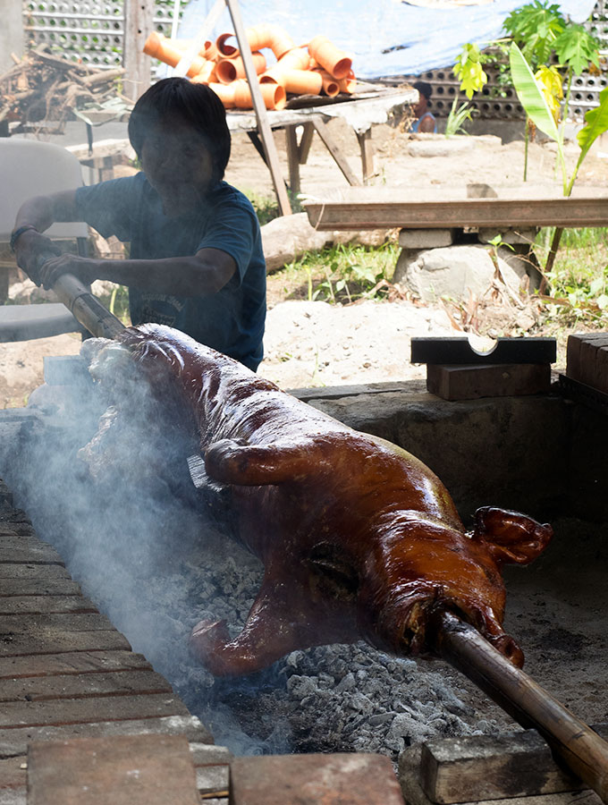 Chef Claude Tayag serves up a 10 course nose to tail lechon degustation at his Angeles City Restaurant Bale Dutung