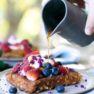 The ultimate French Toast Recipe using crunchy cornflakes from The Three Williams in Sydney