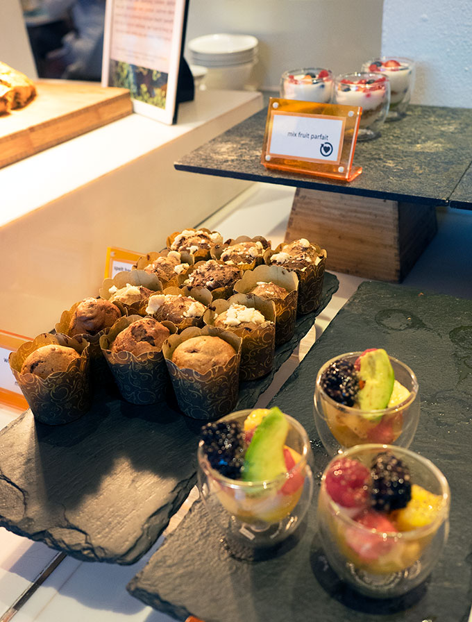 The Line at Shangri-La Hotel in Singapore offers an extensive breakfast buffet.  Do they do the best buffet breakfast in Singapore?