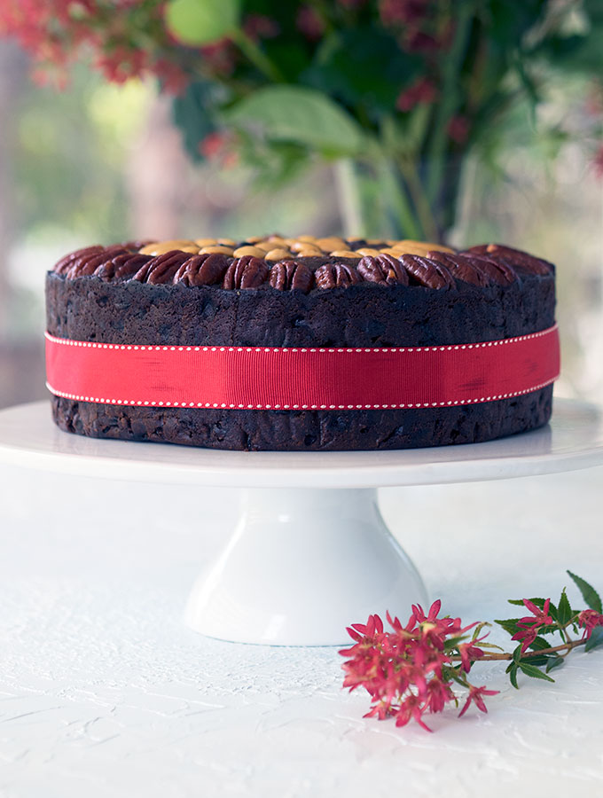 Port and Chocolate Christmas Cake, a decadent rich Christmas Cake the whole family will love.