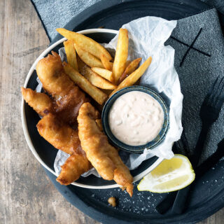 Ginger Beer Battered Fish and Chips