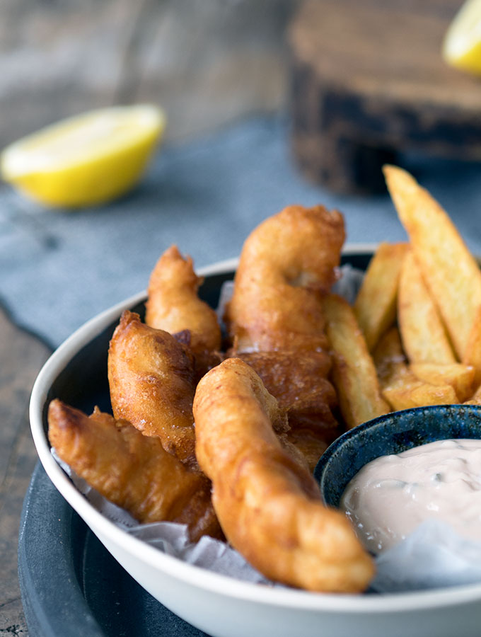 Ginger Beer Battered Fish and Chips