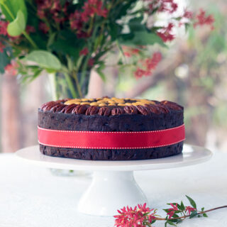 Port and Chocolate Christmas Cake, a decadent rich Christmas Cake the whole family will love.