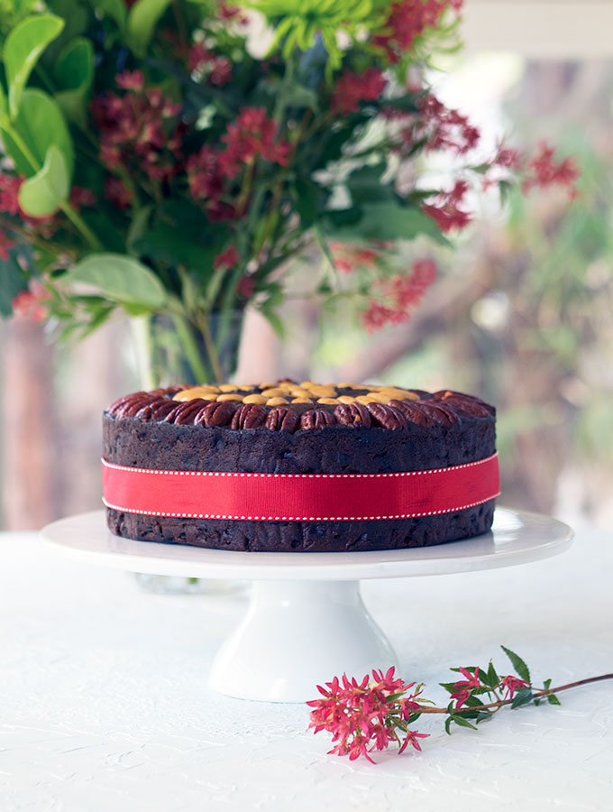 Port and Chocolate Christmas Cake, a decadent rich Christmas Cake the whole family will love.