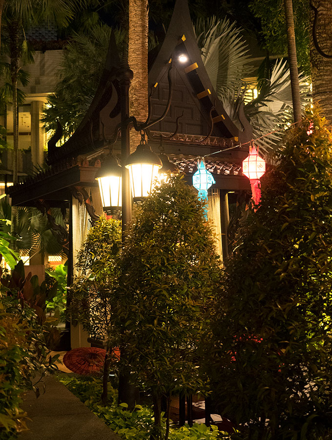 Beautiful setting at Salathip Thai Restaurant Shangri-La Bangkok