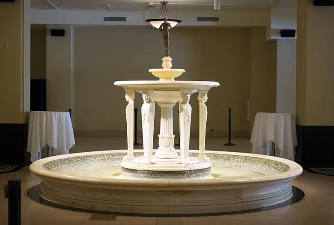 Fountain in the Narcissus Room at Macy's Department Store on State Street in Chicago