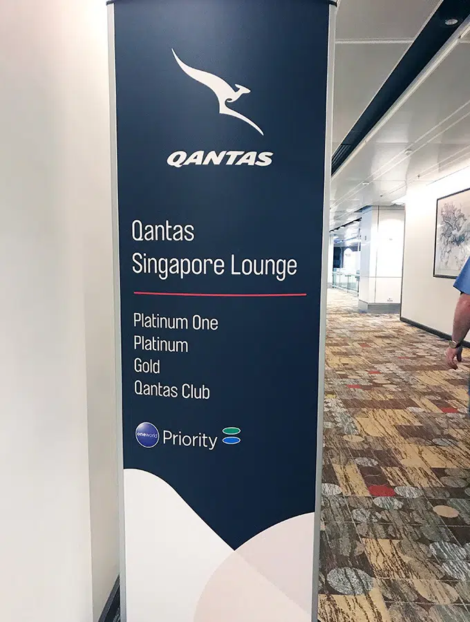 Important to note that the Qantas Singapore Lounge opens at 2.30pm