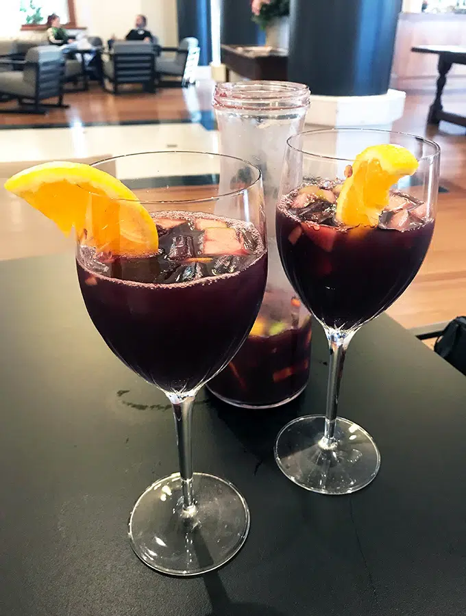 Jug of Sangria at the Crowne Plaza Terrigal