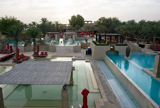 Pools for miles at Bab Al Shams Resort and Spa