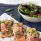 healthy oven baked ocean trout fillets with blood orange