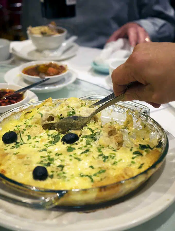 macanese cuisine bacalhau com natas