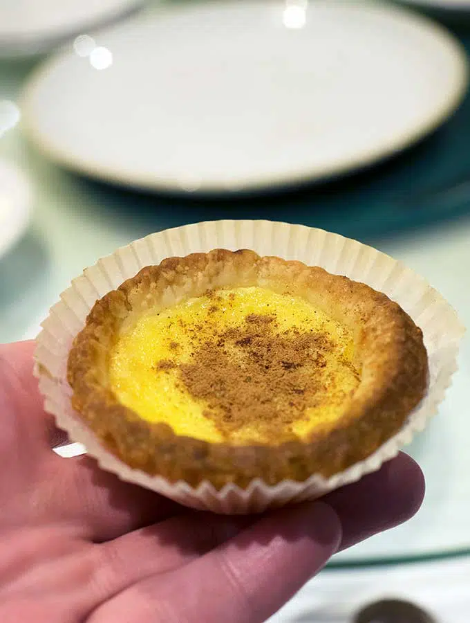 macanese cuisine egg custard tarts