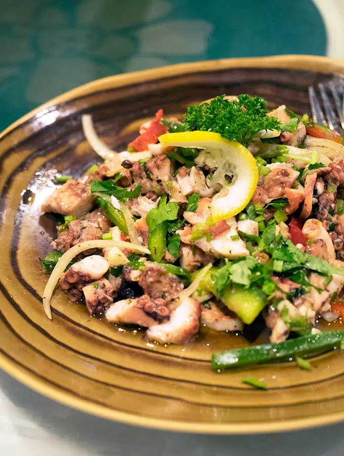 macanese cuisine octopus salad salada de polvo