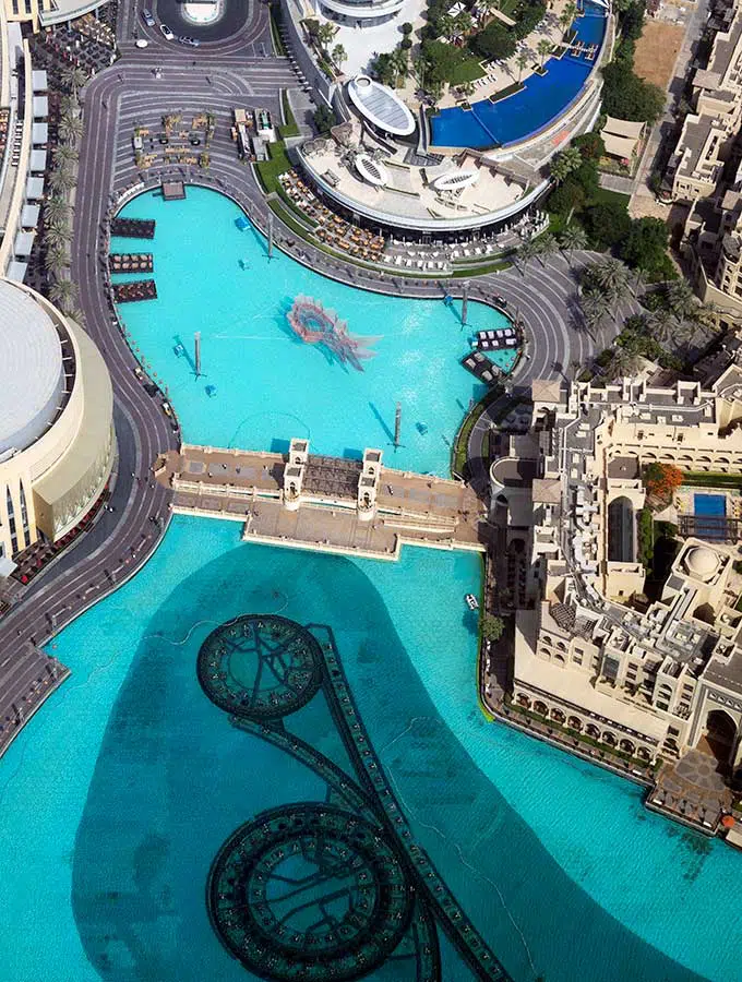View from Burj Khalifa Dubai