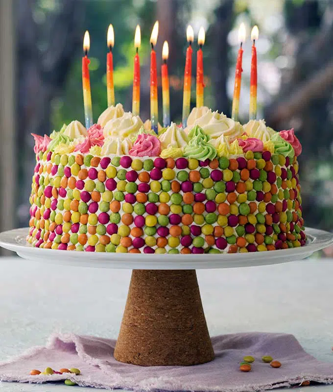 Smarties Chiffon Cake