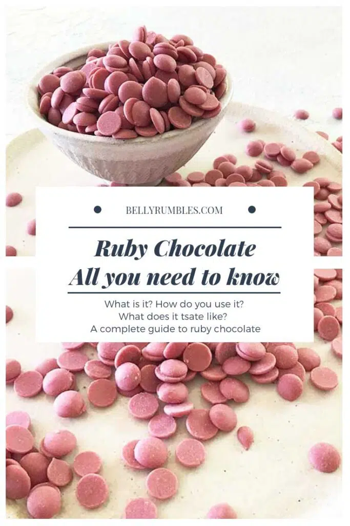 Ruby chocolate bonbons