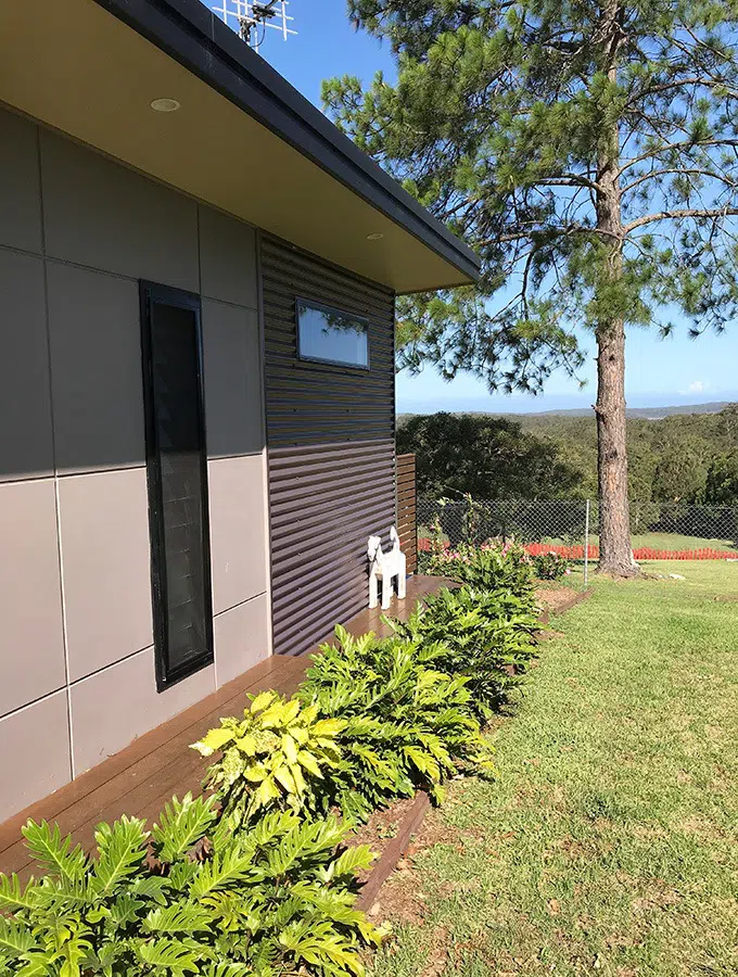 side view of the house at the dog house port macquarie