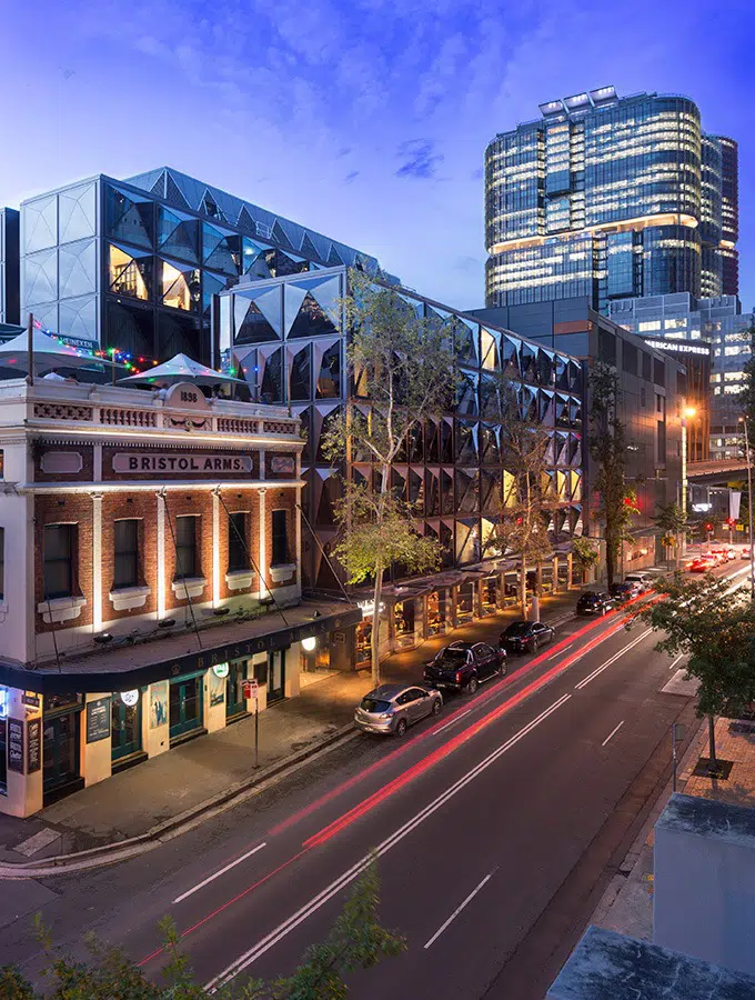 sydney street showing west hotel