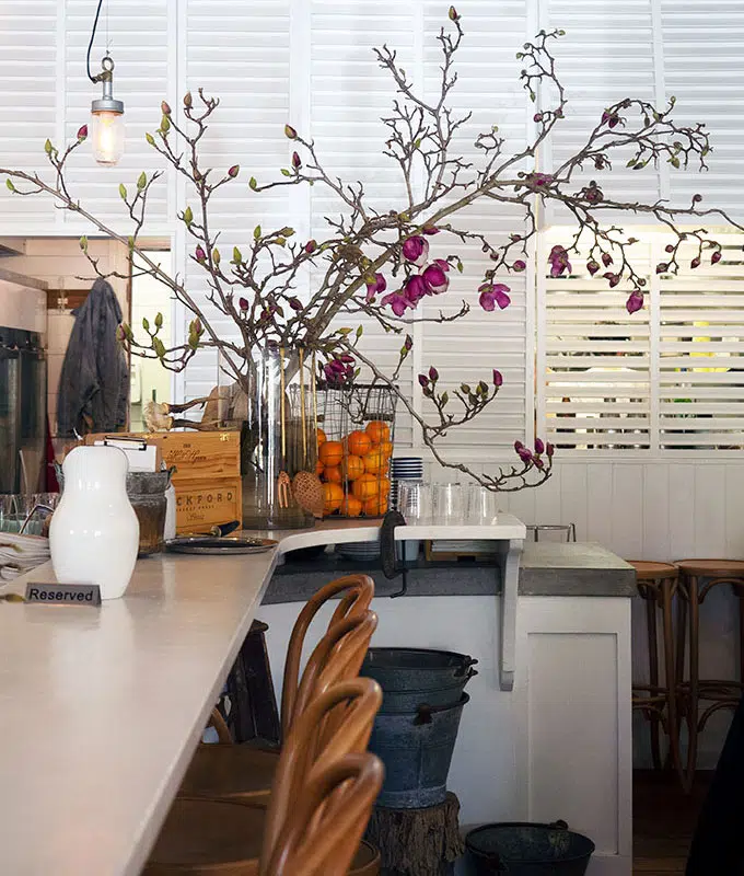 the end of the bar at Queen Street Eatery in Berry