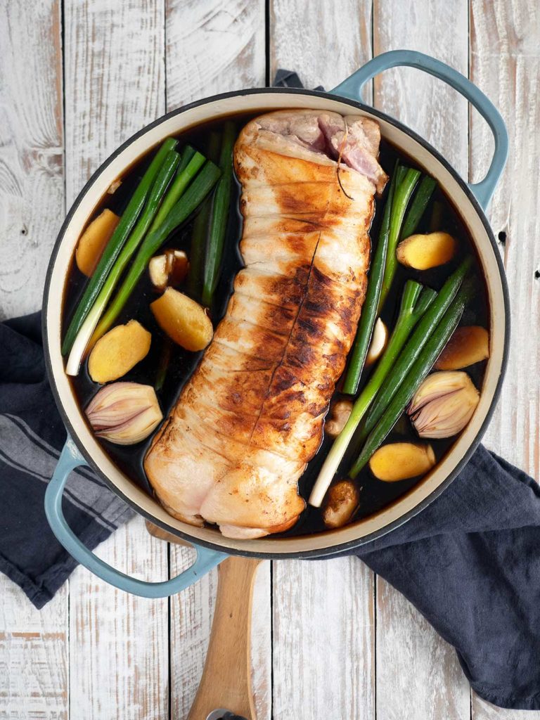 Chashu Pork Braised Pork Belly for Ramen Belly Rumbles