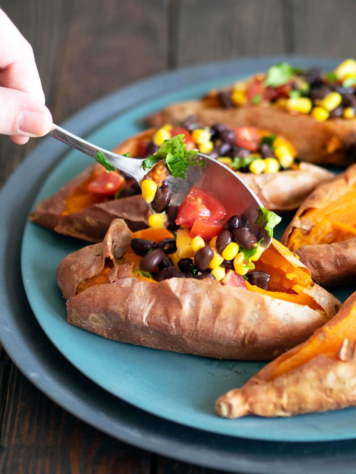 Easy Baked Sweet Potato Recipe Mexican Style! Belly Rumbles