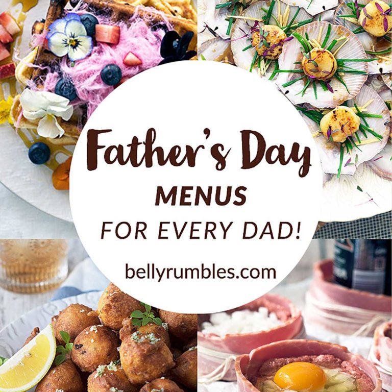 NoFail Father's Day Menus for all tastebuds! Belly Rumbles