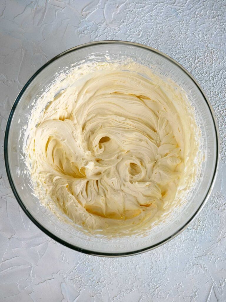 whipped cream in a bowl