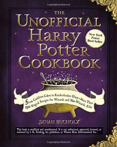 book cover the unofficial harry potter cookbook